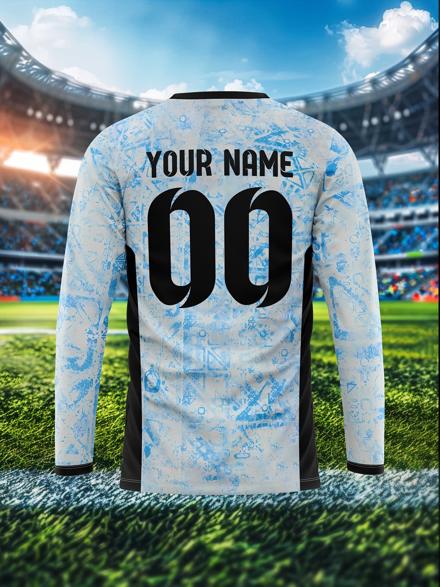 Portugal Legion of Five Shields Men'S V-Neck Long Sleeve Football Jersey, Polyester Material, All Over Print, Slight Stretch, Regular Fit, for Daily Leisure Party Gatherings, Training, Running, Soccer, Outdoor Activities