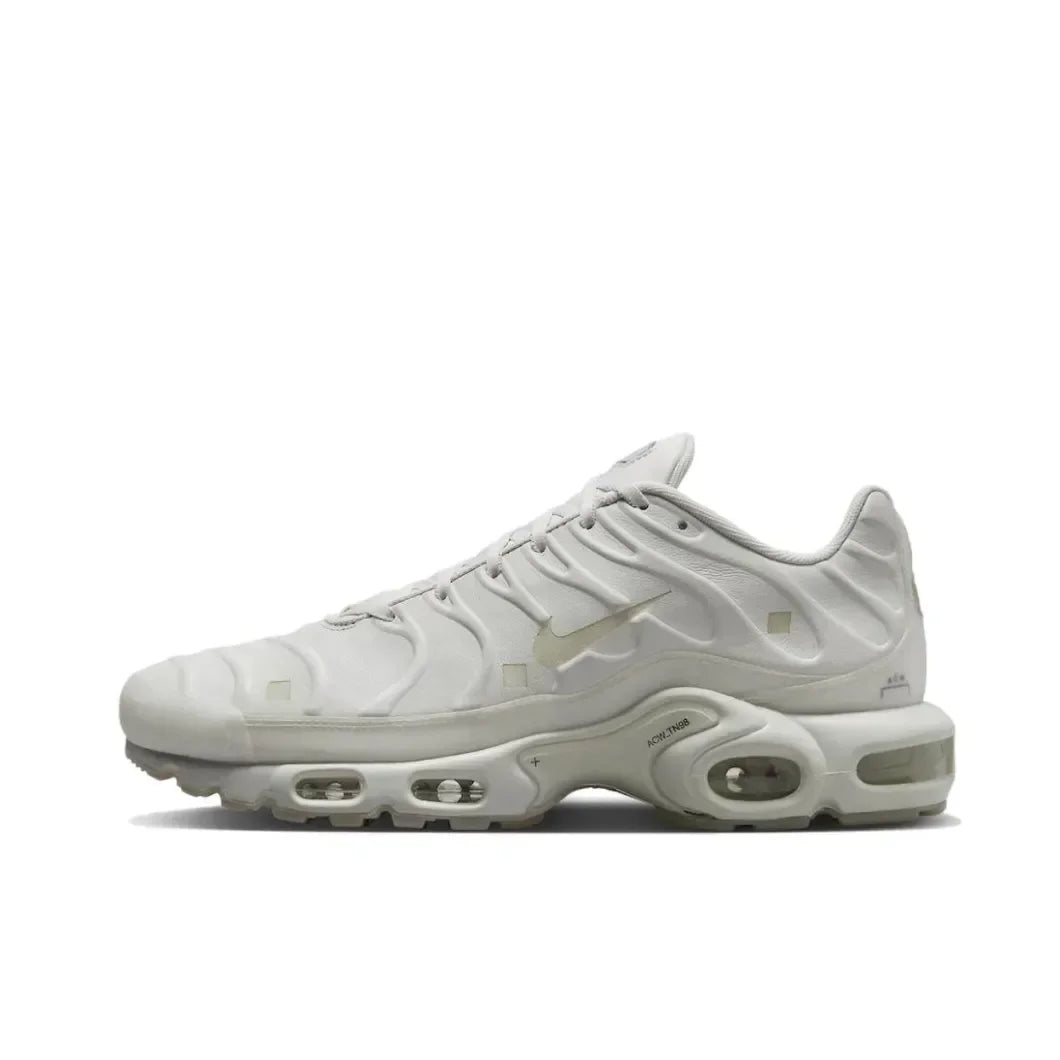 Nike Siyah Gri colorway Air Max Plus TN erkek Retro Düşük Üst Rahat Koşu Ayakkabıları Rahat Şok Emme Spor Ayakkabıları