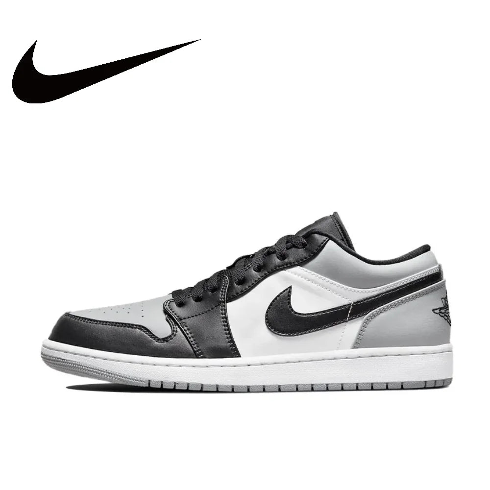 Nike new listing Air Jordan 1 Low Retro Low Top Basketball Shoes Mens Black and Blue Colorway