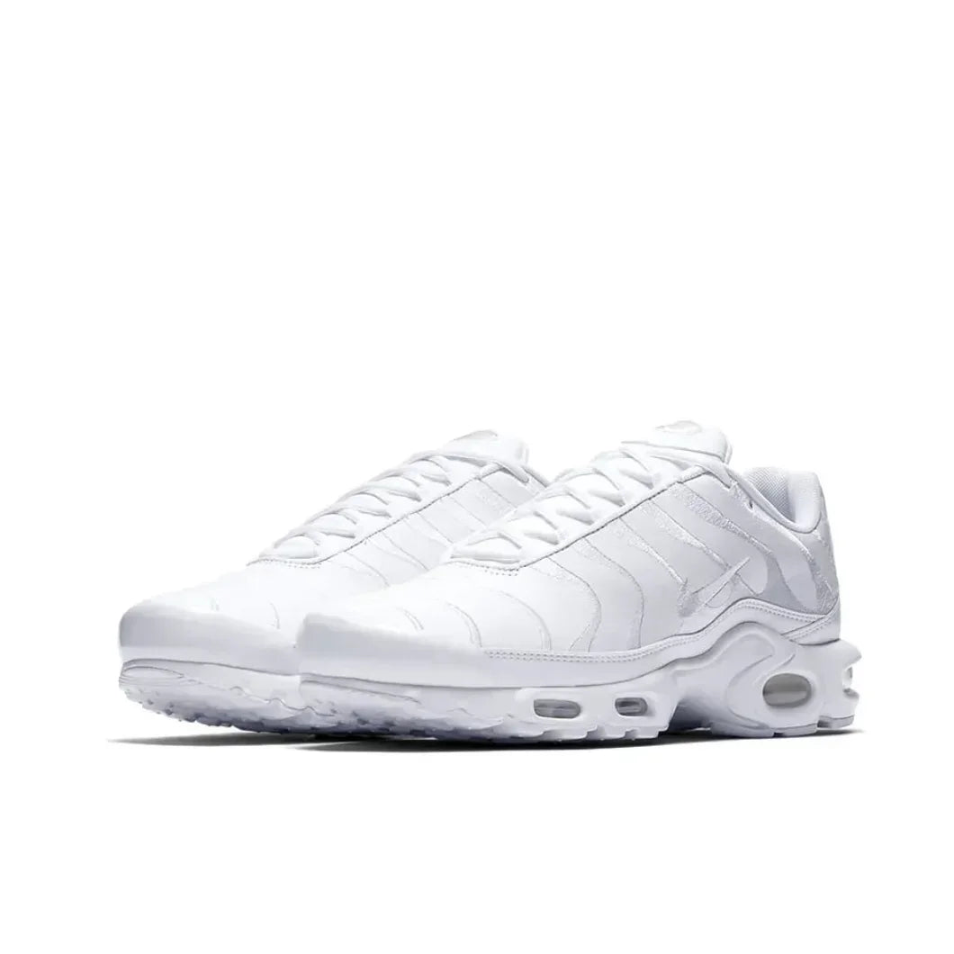 Nike Siyah Gri colorway Air Max Plus TN erkek Retro Düşük Üst Rahat Koşu Ayakkabıları Rahat Şok Emme Spor Ayakkabıları