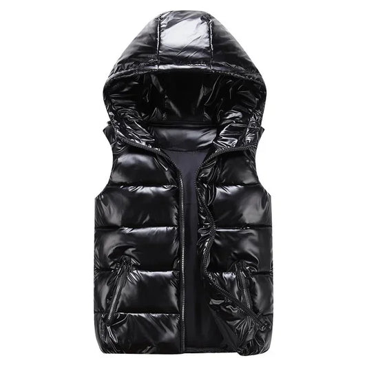 Men Winter Bright Color Vest men Waistcoat Jacket vest BodyWarmer Lightweight Windbreaker Down Coat Winter Cloth