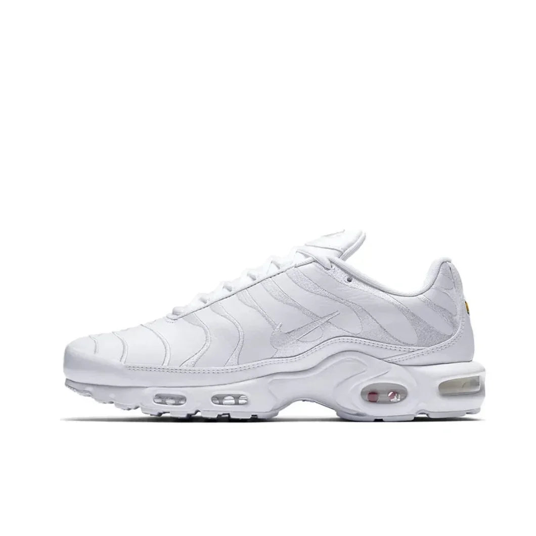 Nike Siyah Gri colorway Air Max Plus TN erkek Retro Düşük Üst Rahat Koşu Ayakkabıları Rahat Şok Emme Spor Ayakkabıları