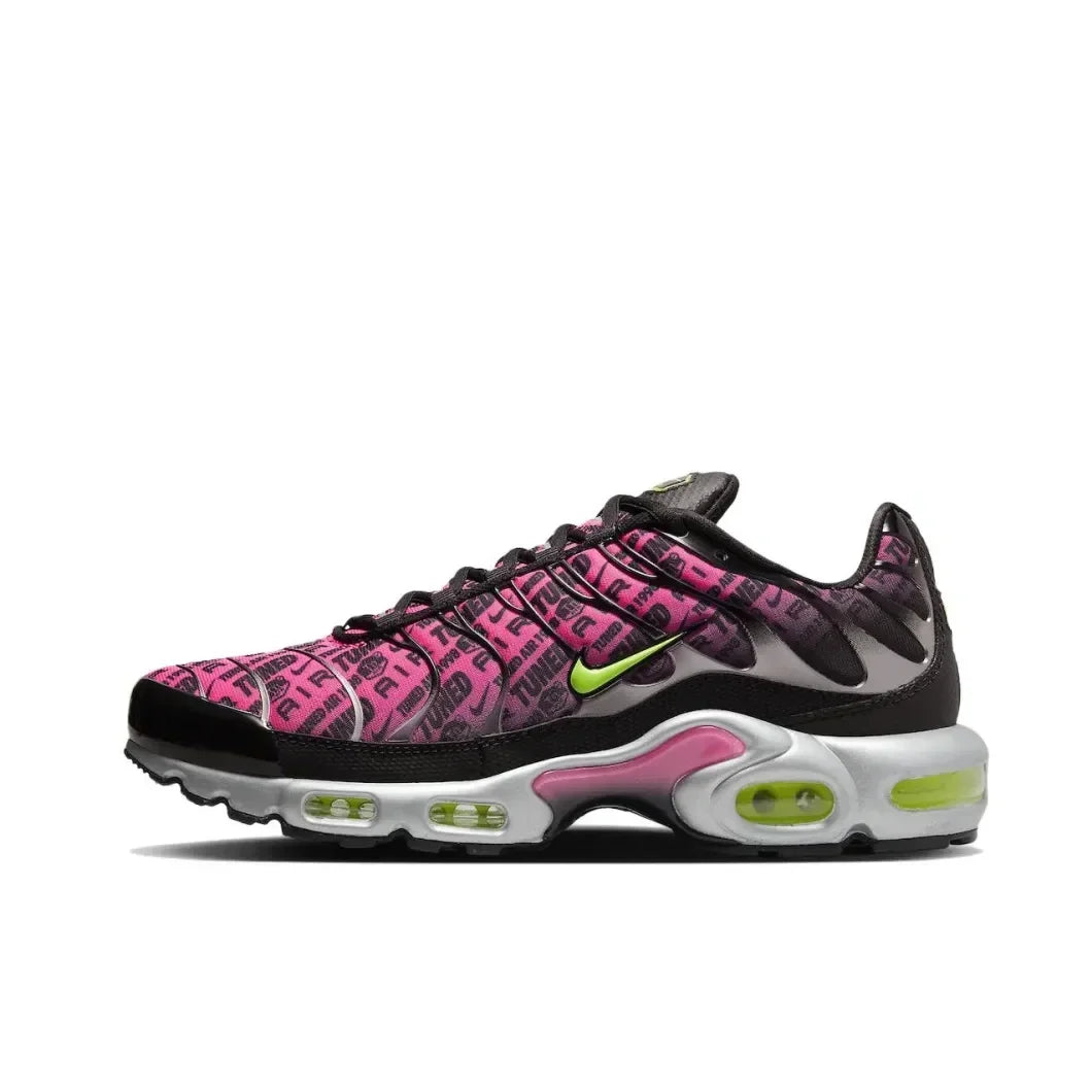 Nike Siyah Gri colorway Air Max Plus TN erkek Retro Düşük Üst Rahat Koşu Ayakkabıları Rahat Şok Emme Spor Ayakkabıları