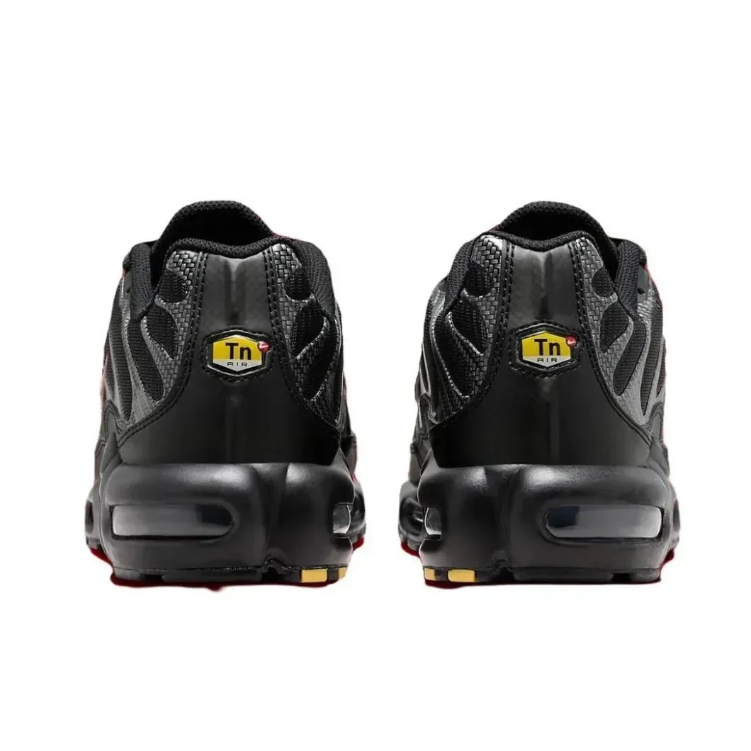 Nike Siyah Gri colorway Air Max Plus TN erkek Retro Düşük Üst Rahat Koşu Ayakkabıları Rahat Şok Emme Spor Ayakkabıları