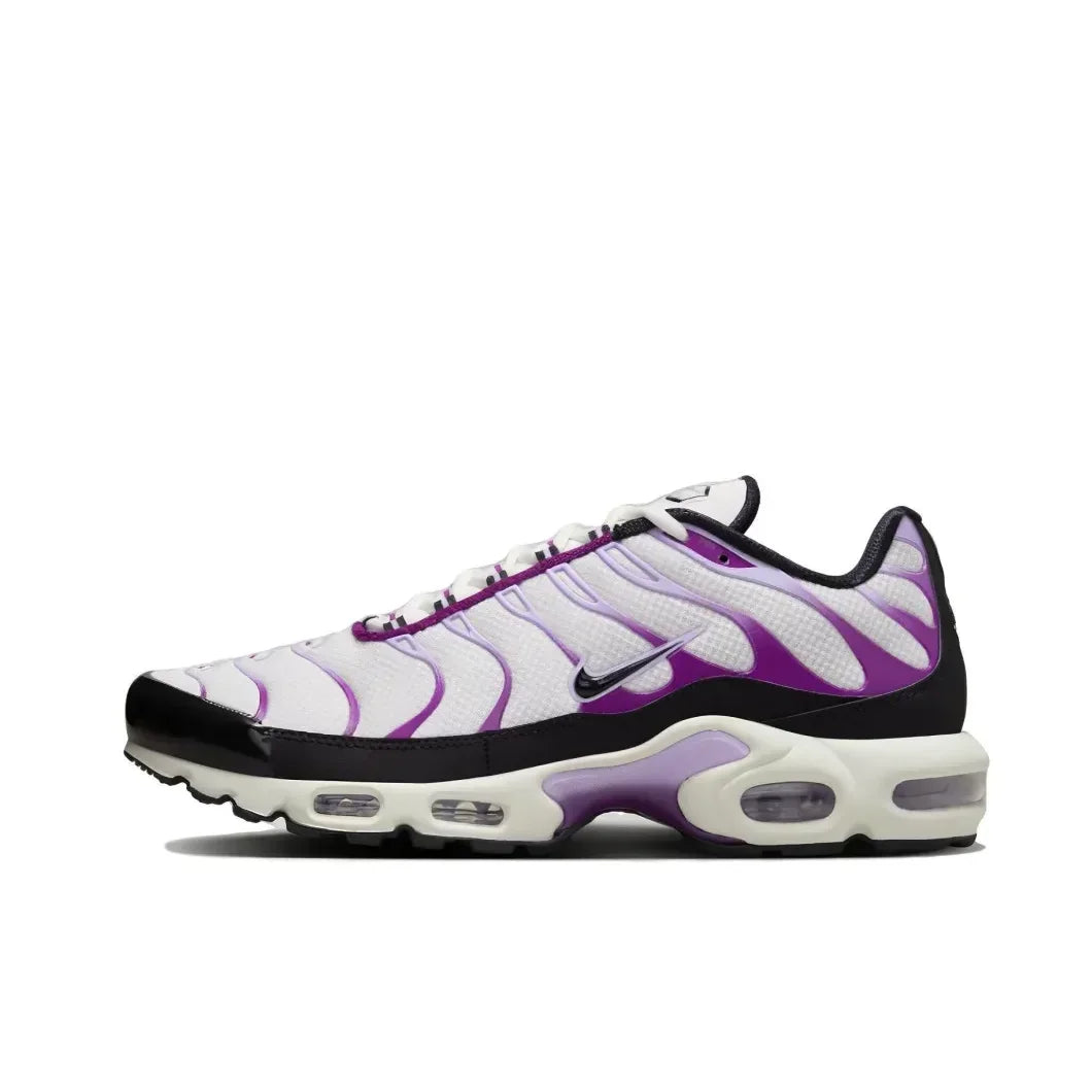 Nike Siyah Gri colorway Air Max Plus TN erkek Retro Düşük Üst Rahat Koşu Ayakkabıları Rahat Şok Emme Spor Ayakkabıları