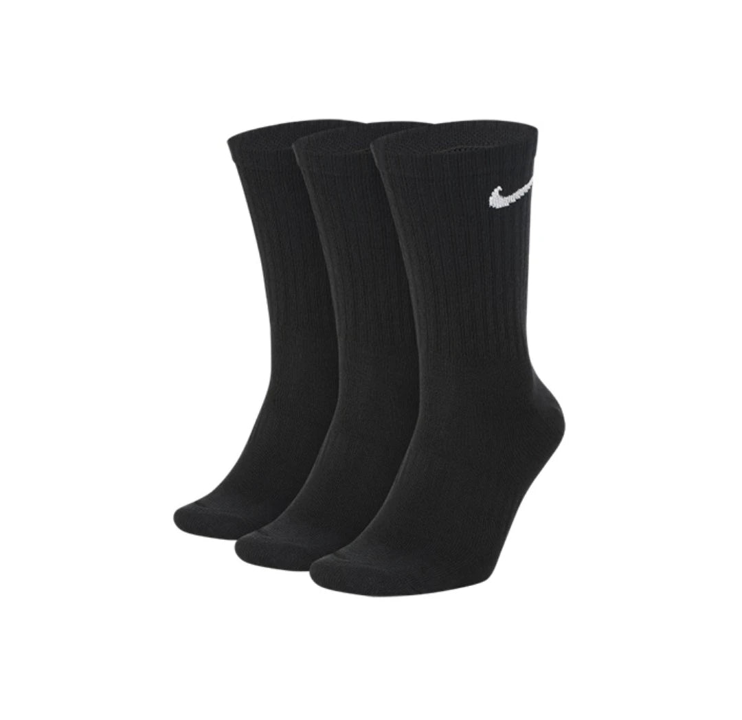 Nike Everyday Lightweightcrew Unisex Sports Socks Men and Women Stockings for Athletic Training S M L XL SX7676