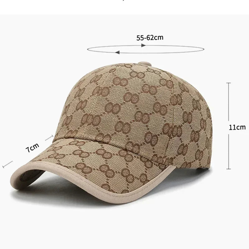 Retro Women Men Printed Baseball Cap Classic Girls Boys Hip Hop Sunshade Hat Spring Summer Adjustable Sports Caps