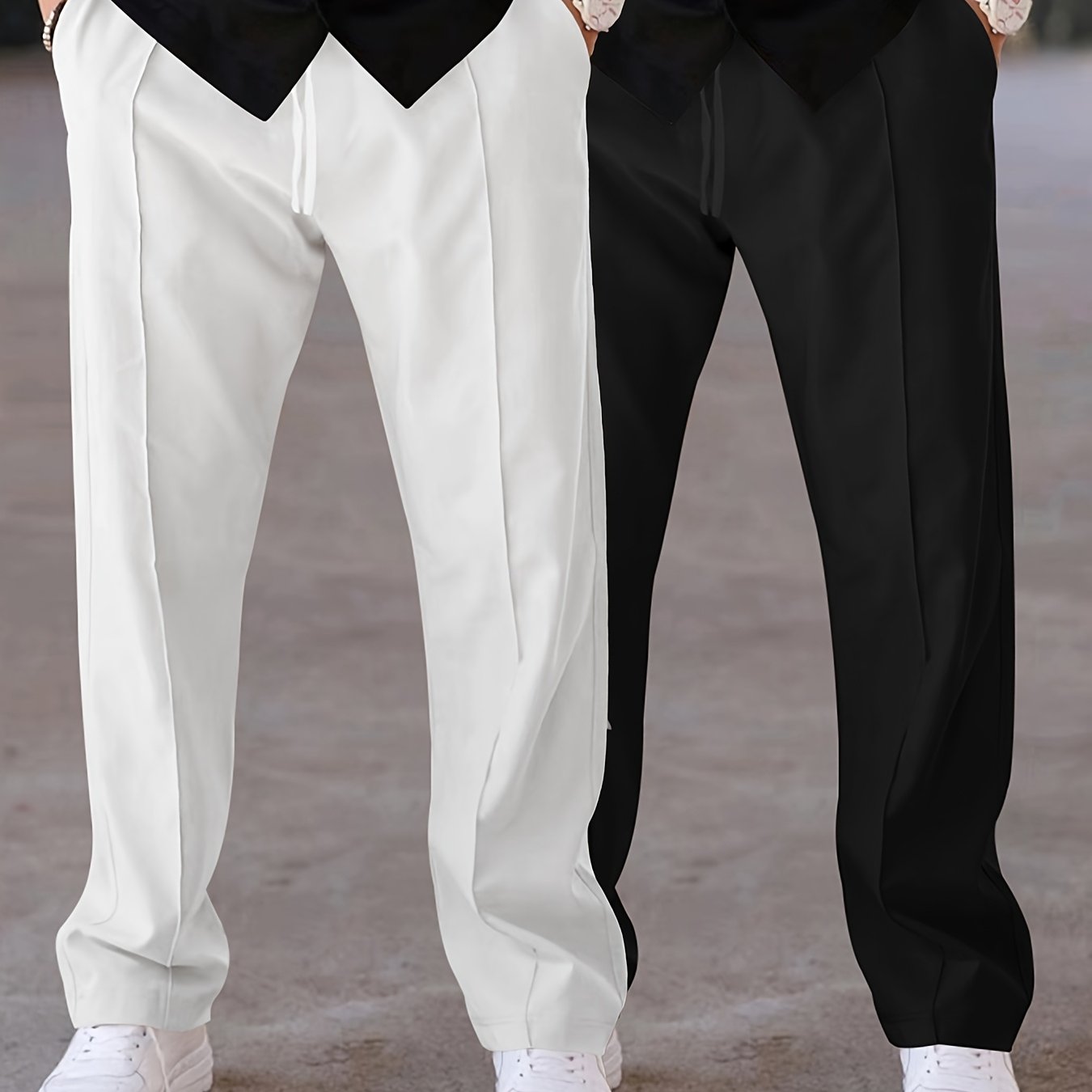 Men's Two-Pack Pants, Men's Fashion Casual Pants for Outdoors